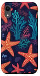 Coque pour iPhone XR Corail esthétique étoile de mer
