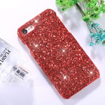 Ruthlessliu New For iPhone 8 & 7 Colorful Sequins Paste Protective Back Cover Case (Black) (Color : Red)