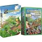 Asmodee Hans im Glück | Carcassonne (Edition 2022) | Jeu Famille | A partir de 7 Ans | 2 à 5 Joueurs | 45 Min + Z-Man Games | Carcassonne - Extension 8 Ponts, Forteresses & Bazars | 2 à 6 Joueurs