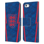 Head Case Designs Officially Licensed England National Football Team Away 2020/22 Crest Kit Leather Book Wallet Case Cover Compatible With Apple iPhone 5 / iPhone 5s / iPhone SE 2016