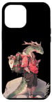 Coque pour iPhone 12 Pro Max Dragon Hiker Funny Fantasy Nature Randonnée Graphique