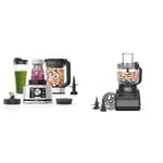 Ninja Foodi Power Nutri Blender 3-in-1, Blend Smoothie Bowls, Thick Spreads & Frozen Drinks & Food Processor with 4 Automatic Programs; Chop, Puree, Slice, Mix, and 3 Manual Speeds