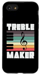 Coque pour iPhone SE (2020) / 7 / 8 Treble Maker Fun Music Note Pianiste Musicien Piano Player