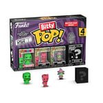 Funko Bitty Pop! the Nightmare Before Christmas - Oogie Boogie 4PK - Oogie Boogie, Lock, Shock and A Surprise Mystery Mini Figure - 0.9 Inch (2.2 Cm) Collectable - Stackable Display Shelf Included