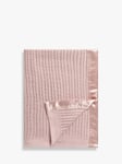 John Lewis Baby GOTS Organic Cotton Cellular Pram Blanket, 90 x 70cm