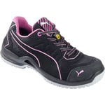Puma Safety Shoes - Chaussures de sécurité Fuse tc pink low wns S1P esd src - noir/rose 38