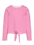 Vmsillealma Ls Knot Top Jrs Girl Tops T-shirts Long-sleeved T-shirts Pink Vero Moda Girl