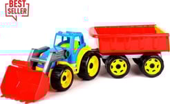Technok Traktor Bulldozer With A Trailer 3688 Technok P9 Mix Price For 1 Item