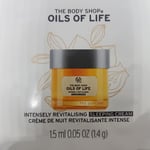 The Body Shop Oils Of Life Sleeping Cream Brand New 1.5mlx5