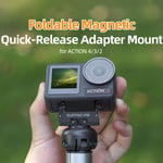 Quick Release Magnetic Mount Adapter for DJI OSMO Action 2/3/4 Action Camera