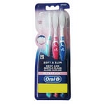 Oral-B Solf Slim Ultrathin Toothbrush Pro White Oral Care Extra Deep Gentle x 3