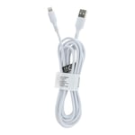 Forcell iPhone Lightning kabel 8-pin C276 3m - Vit