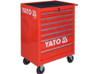 Yato YT-0914, Stål, Röd, Teleskopskenor med kullager, 300 kg, 12,7 cm, 2 hjul