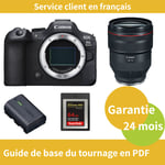 Canon EOS R6 Mark II caméra+Canon Objectif RF 28-70mm f/2 L USM+Canon batterie LP-E6NH Officielle+SanDisk 64 Go Extreme SD card PRO CFexpress Type B