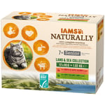 IAMS Naturally Senior - 12 x 85 g Land & Sea Collection