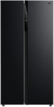 Bush MESBSB23E E Rated American Fridge Freezer - Black