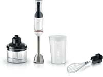 Bosch Serie 4 Stavmixer ErgoMaster 800 W Vit, Gråsvart MSM4W421