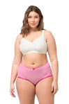 Ulla Popken Femme Grandes Tailles Soutien-Gorge en Microfibre, Bonnets Spacer, sans Armatures - Bonnet C-E Blanc Neige 95C 819009200-95C