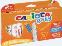 Carioca Maxi Baby Baby filtpennor, 12 färger (134326)