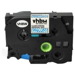 vhbw 1x Ruban compatible avec Brother PT ST5, RL700S, P900W, P950W, P900NW imprimante d'étiquettes 18mm Bleu sur Transparent
