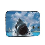 Laptop Case,10-17 Inch Laptop Sleeve Case Protective Bag,Notebook Carrying Case Handbag for MacBook Pro Dell Lenovo HP Asus Acer Samsung Sony Chromebook Computer,Ocean Sharks Attack 10 inch