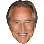 Don Johnson (Smile) Celebrity Mask, Flat Card Face