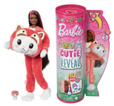 Barbie Cutie Reveal Kitten as Red Panda Costume-Themed Series Doll Toy New w Box