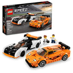 LEGO 76918 Speed Champions McLaren Solus GT et McLaren F1 LM, Jouet de Contruction Voiture de Course, Kit de Maquette Hypercar, Set à Collectionner 2023