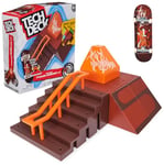 Tech Deck - Finger Skate - Starter Set X-Connect Pyramid Shredder 100% Modulable À Construire Et Personnaliser + 1 Mini Planche Exclusive - Mini Skate Doigt - Jouet Enfant - Jeu Enfant 6 Ans Et +