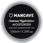 Mancave Hyaluronic Intense Moisturiser 100Ml, Formulated to Hydrate and Soften S