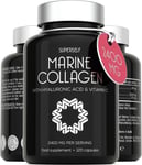 Marine Collagen Capsules 2400Mg - with Hyaluronic Acid & Vitamin C - High Streng