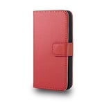 GadgetinBox 8482; - Red Premium PU Genuine Leather Book Wallet Case Cover Stand For New Apple iPhone 6 (4.7")