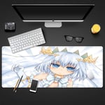DATE A LIVE XXL Gaming Mouse Pad - 900 x 400 x 3 mm – extra large mouse mat - Table mat - extra large size - improved precision and speed - rubber base for stable grip - washable-5_300x800