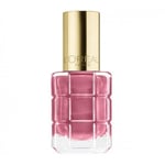Nagellack - L'Oréal - COLOR RICHE - 224 Rose Ballet - Enkel applicering - Naggad borste Rose Balett