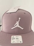 Jordan Nike Pro Jumpman Snapback Cap AR2118 501 PLUM FOG WHITE Basketball MJ 1