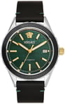 Versace VEQCA0124 Hellenyium Grøn/Læder Ø42 mm