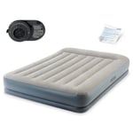 Uppblåsbar madrass 203x152x30 cm med inbyggd elektrisk pump INTEX 64118