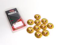 Försänkt Aluminiumbricka 8x34mm Guld 10-Pack
