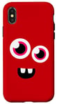 iPhone X/XS Cute Eye Monster Face Funny Halloween Kids Man Women Case