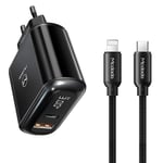 McDodo CH-7171 Laddare med USB-C till Lightning, PD+QC, 20W