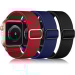3-pack elastiska band kompatibla med Apple Watch Band 41mm 3pcs 11 38mm/40mm/41mm