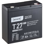 Traction T27 Batterie Décharge Lente Pro 12V 25Ah agm au Plomb - Accurat