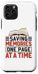 iPhone 11 Pro Saving Memories One Page At A Time Photo Album Scrapbook Case