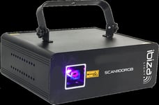 Ibiza laserljus med DMX och ILDA (RGB, 1100MW)