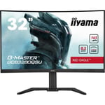 IIYAMA Pc Gamer-skärm - Iiyama G-master Red Eagle Gcb3280qsu-b1 31,5 Wqhd 0,4ms 165hz Hdmi / Displayport Freesync Premium