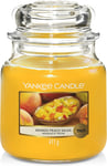 Yankee Candle Scented Candle | Mango Peach Salsa Medium Jar Candle| Burn Time: u