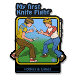 Steven Rhodes - My First Knife Fight Sticker, Accessories