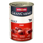 Sparpack: Animonda GranCarno Original 24 x 400 g - Rent nötkött