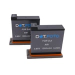 2 x Battery for DJI OSMO Action Camera - 1300mAh
