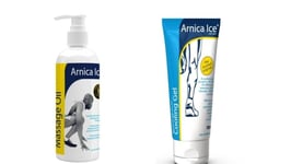 Arnica Ice Cooling Gel & Physio Massage Oil duo 100ml ( oil SHORT EXP 06/2024)